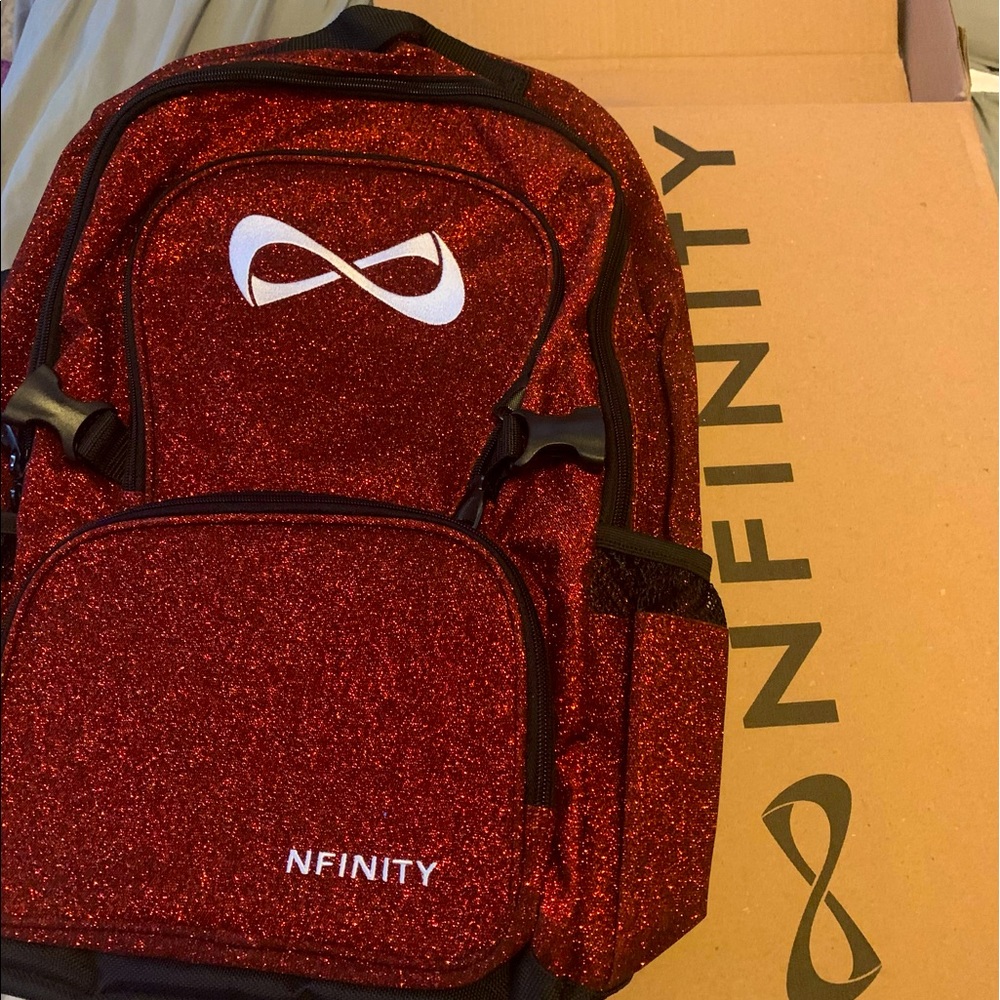 *BRAND NEW* Nfinity Red Glitter Backpack